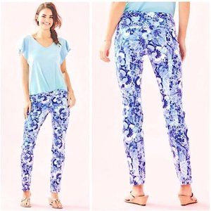Lilly Pulitzer Coastal Blue Kelly Ankle Pants 10